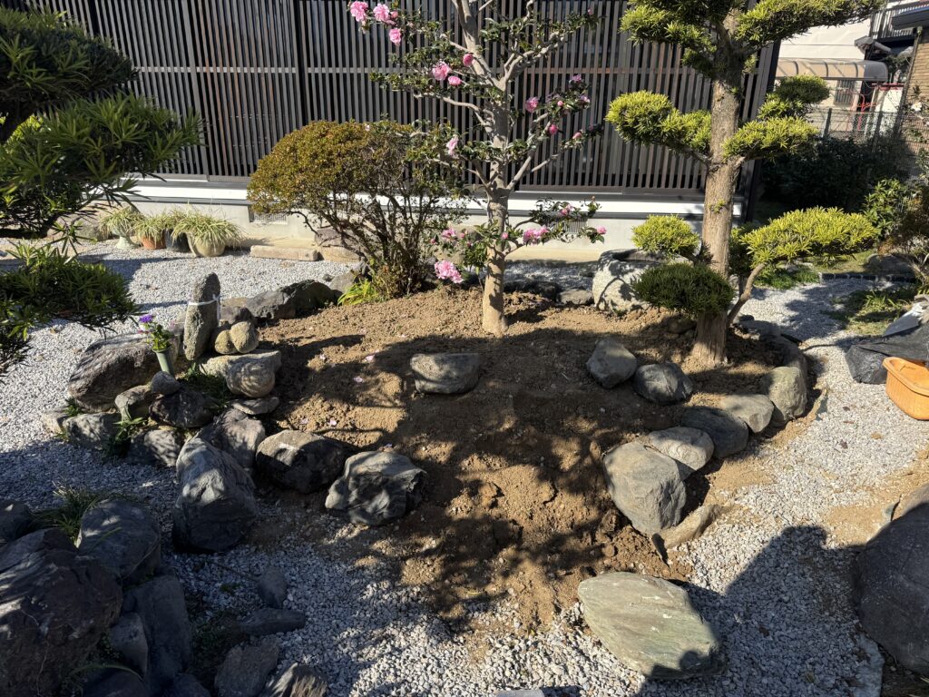 草津市U邸　庭園改修工事