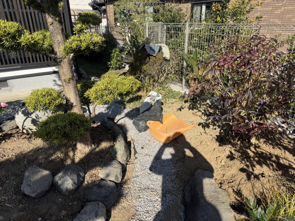 草津市U邸　庭園改修工事