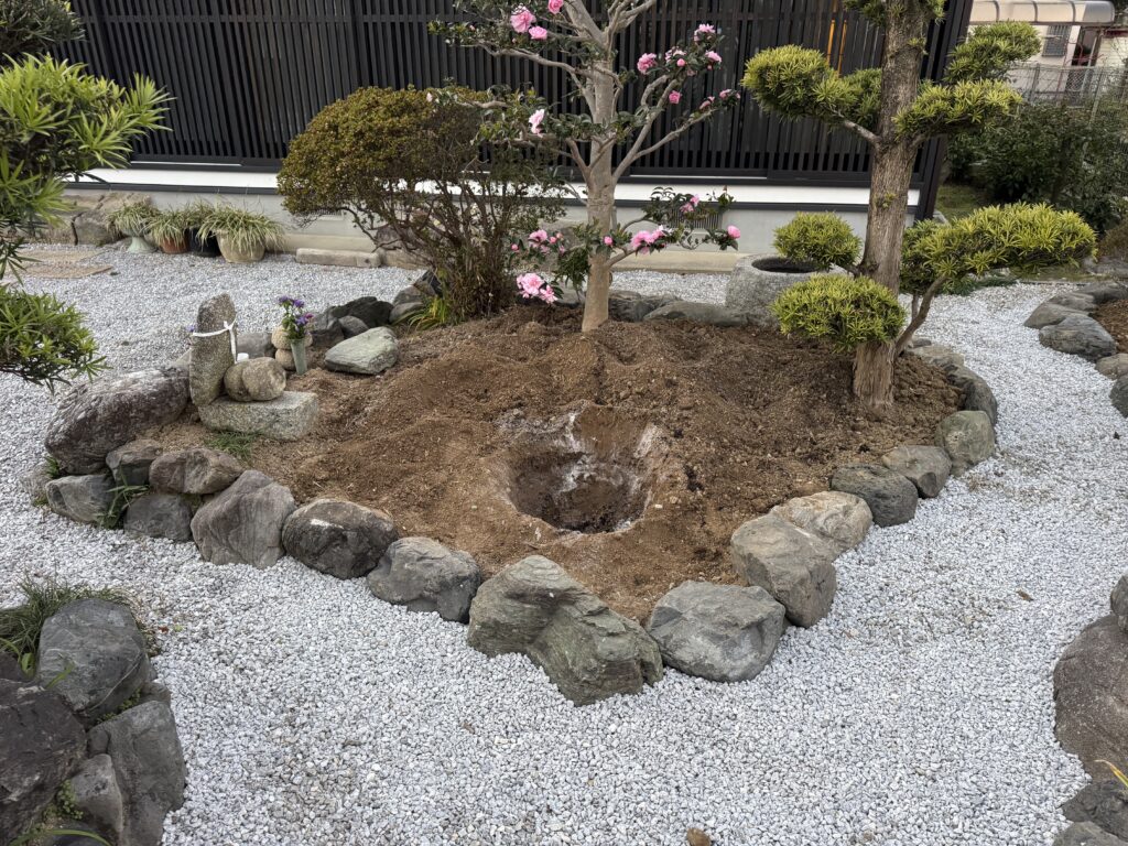 草津市U邸　庭園改修工事