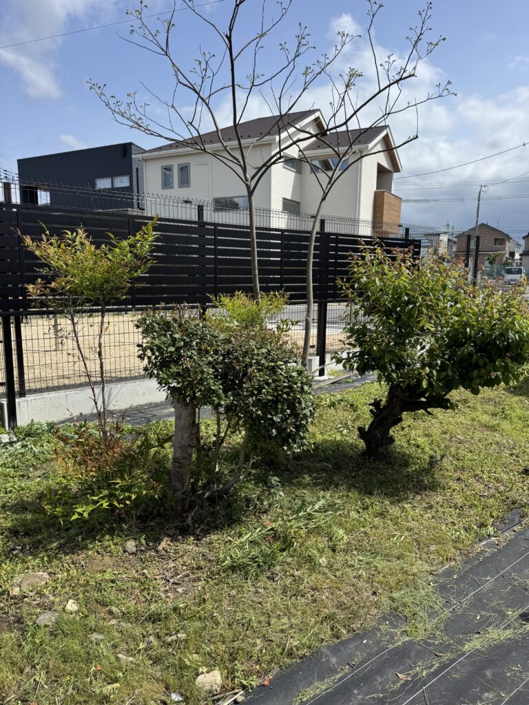 S邸　防草シート