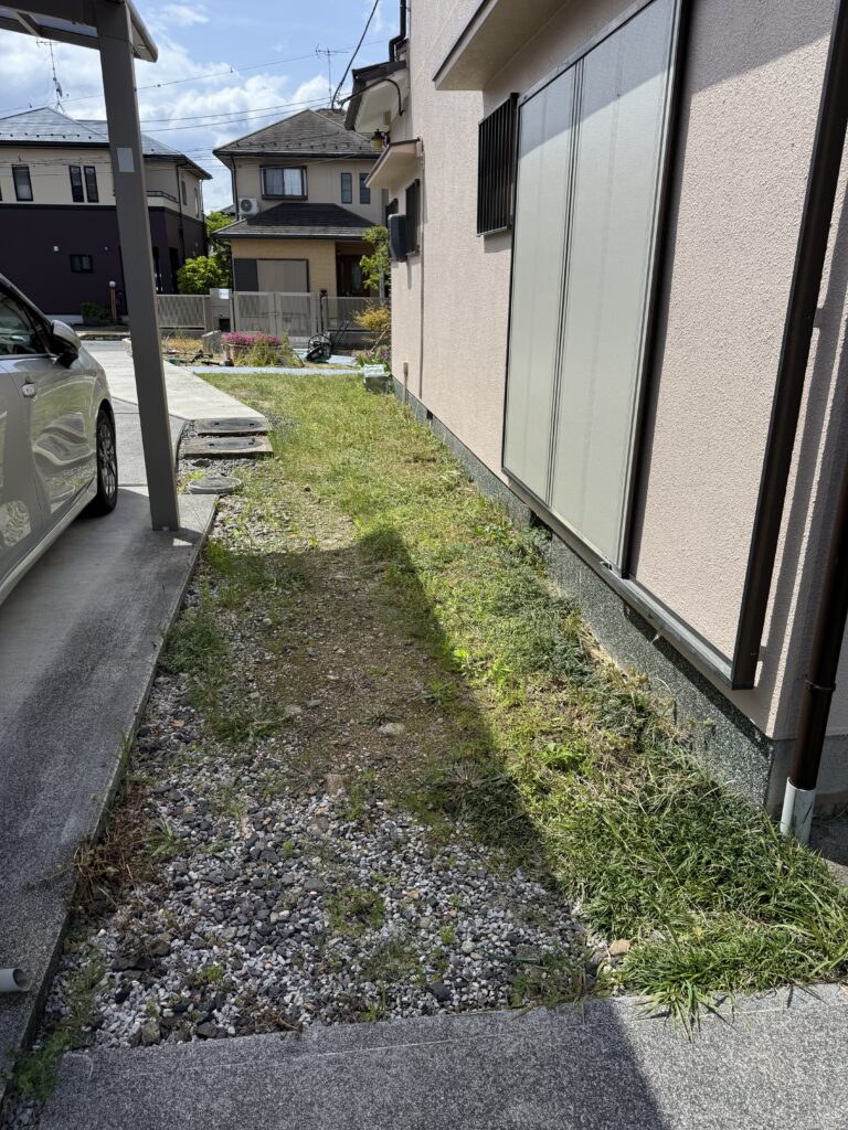 S邸　防草シート
