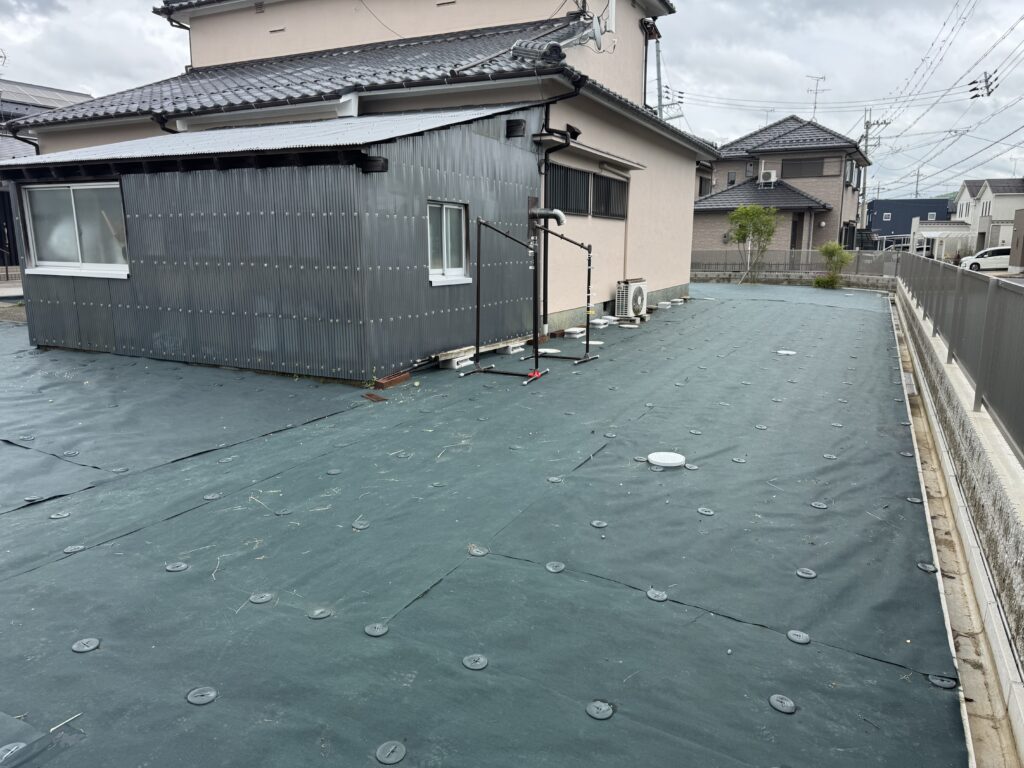 S邸　防草シート